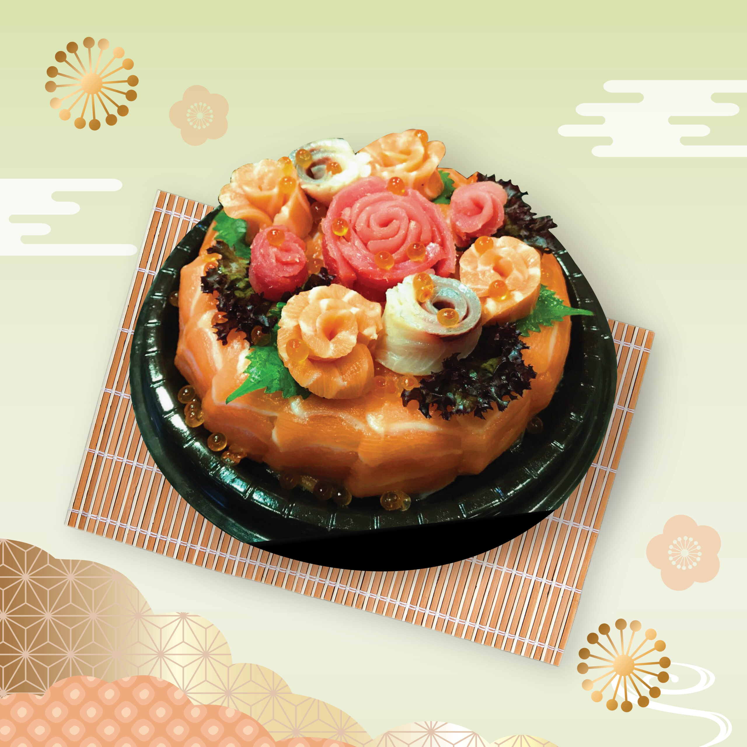 豪華的壽司蛋糕 | All About Japan
